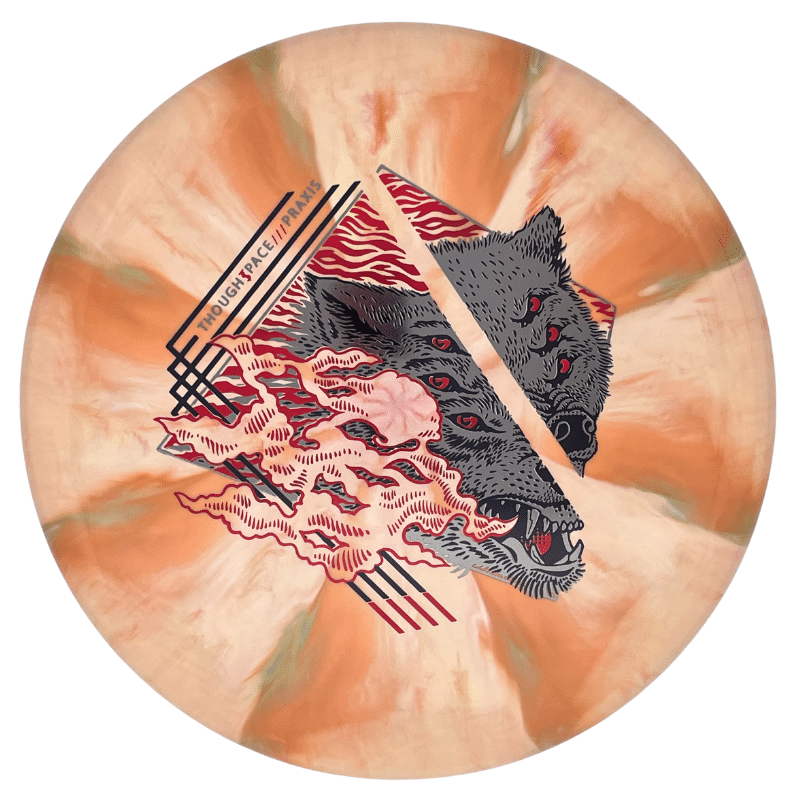 Thought Space Praxis NEBULA ETHEREAL Cream burst-silver-red