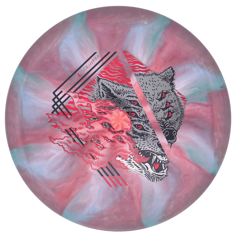 Thought Space Praxis NEBULA ETHEREAL red blueburst-silver-red