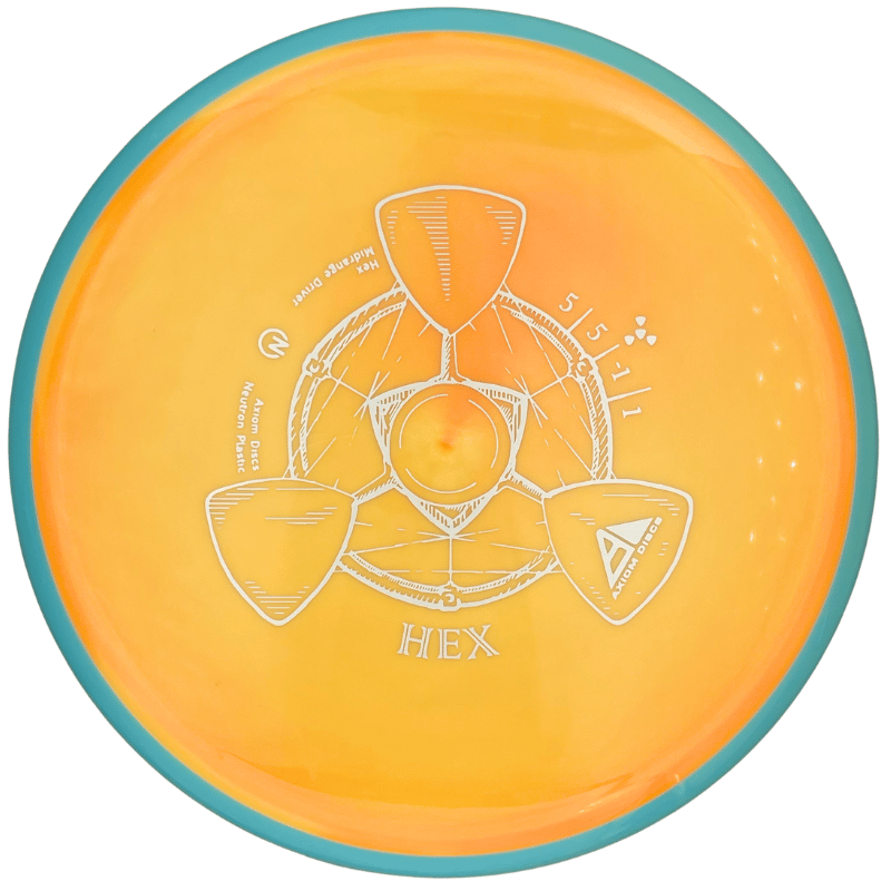 Neutron Hex oranssi-turkoosi 176