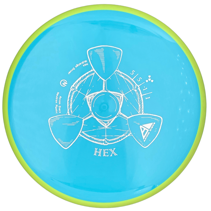 Neutron Hex vaaleansininen-lime 177