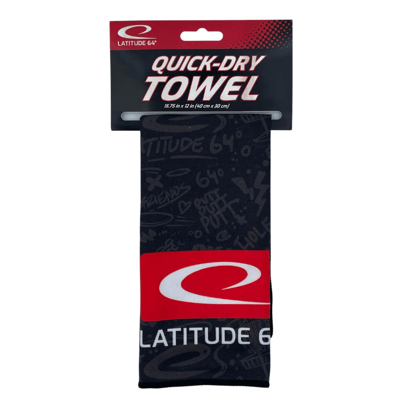 Latitude 64 pyyhe musta