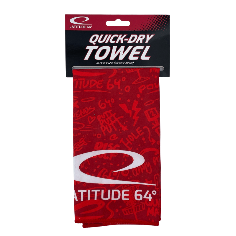 Latitude 64 pyyhe punainen