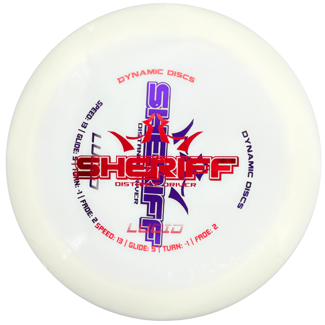 Lucid sheriff misprint valkoinen violetti-punainen