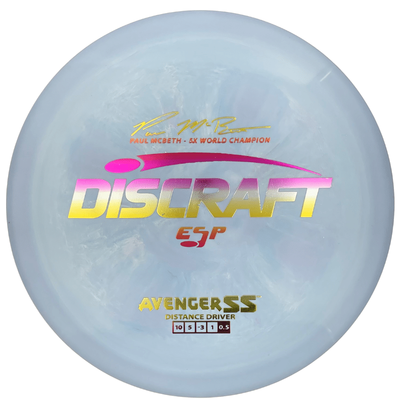 Paul McBeth ESP Avenger SS vaaleansininen-sateenkari