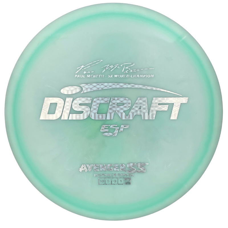 Paul McBeth ESP Avenger SS vaaleanvihreä-hopea