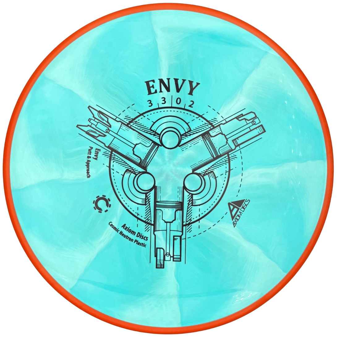 Cosmic Neutron Envy turkoosi-oranssi 173