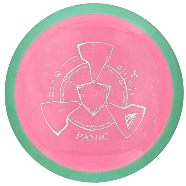 Neutron Panic pinkki-turkoosi