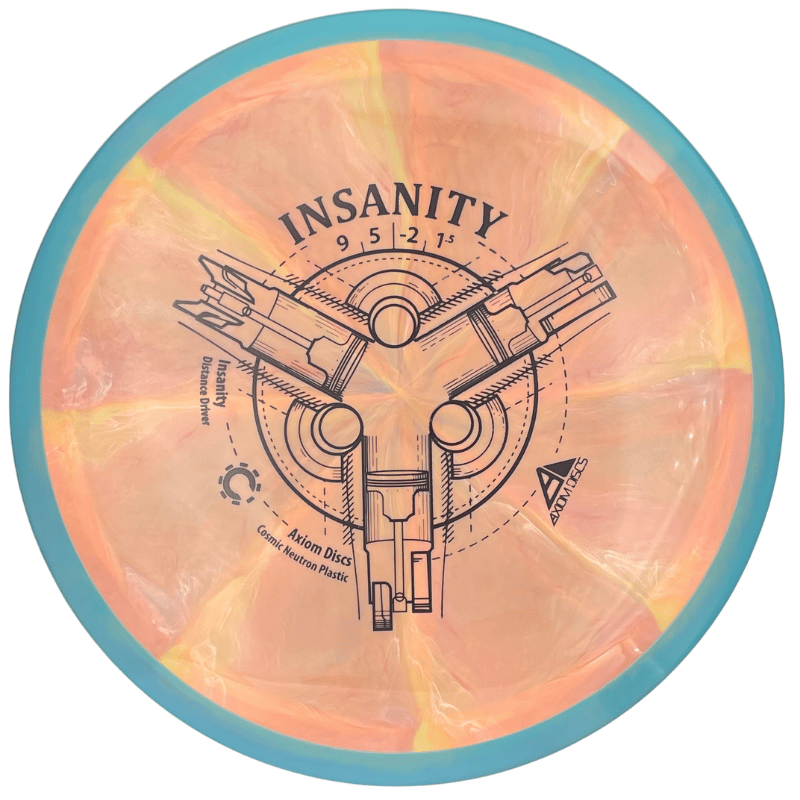 Cosmic Neutron Insanity oranssi-turkoosi Cosmic Neutron Insanity oranssi-turkoosi