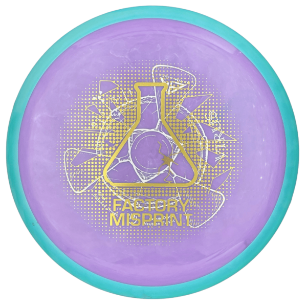 Neutron Virus violetti-turkoosi