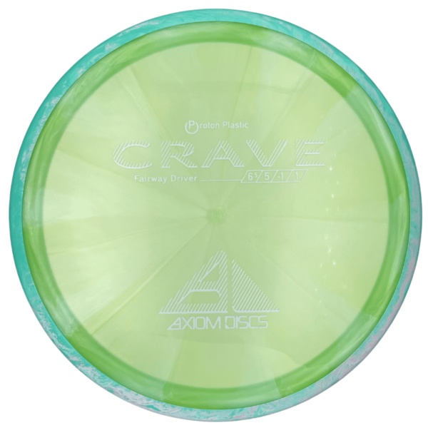 Proton Crave vihreä-turkoosi swirl