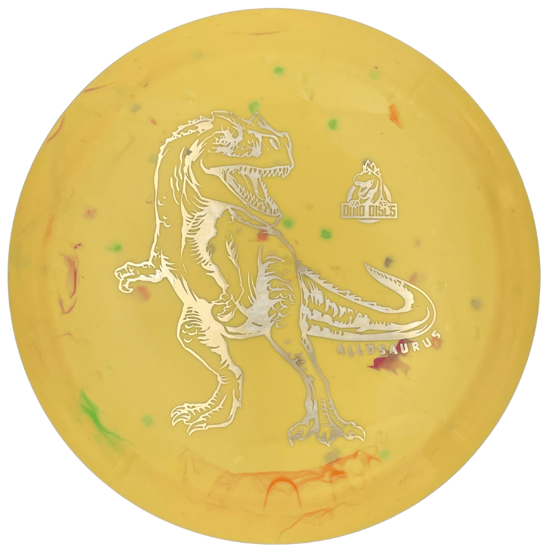 Egg Shell Allosaurus Keltaine-kulta 123