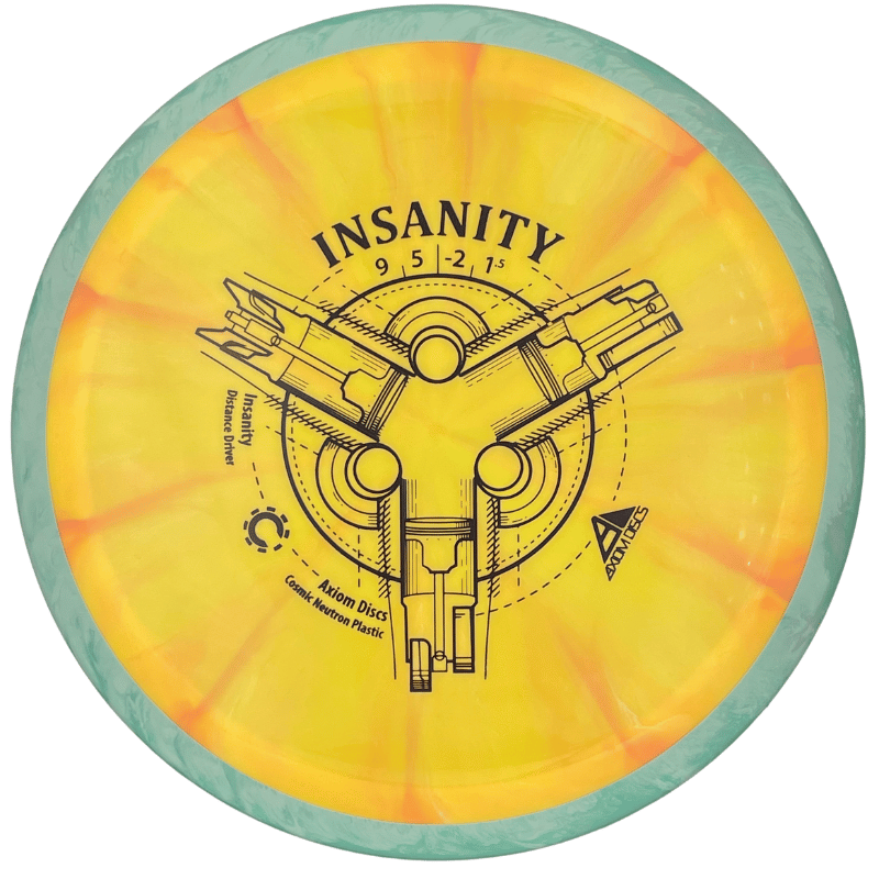 Cosmic Neutron Insanity keltainen-turkoosi Cosmic Neutron Insanity keltainen-turkoosi