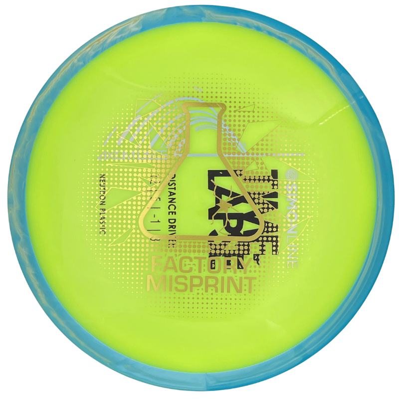 Neutron Time-Lapse misprint lime-sininen