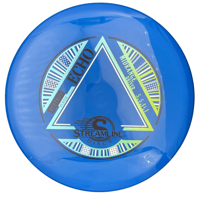 Neutron Echo tummansininen-turkoosi