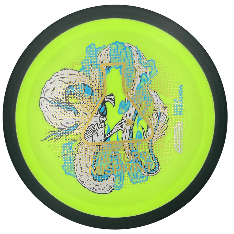 Fission Dimension misprint lime-sininen