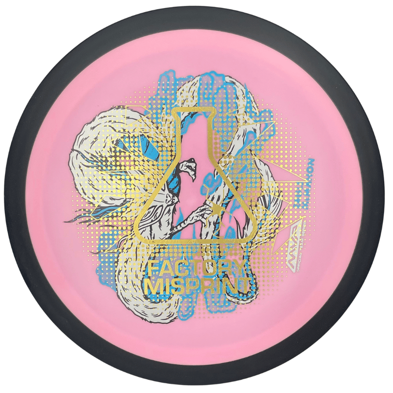 Fission Dimension misprint pinkki-sininen