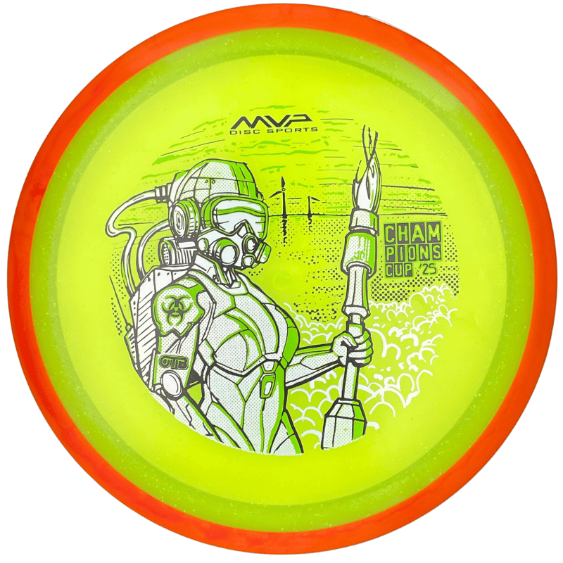 Particle Glow Proton Virus lime-oranssi 174