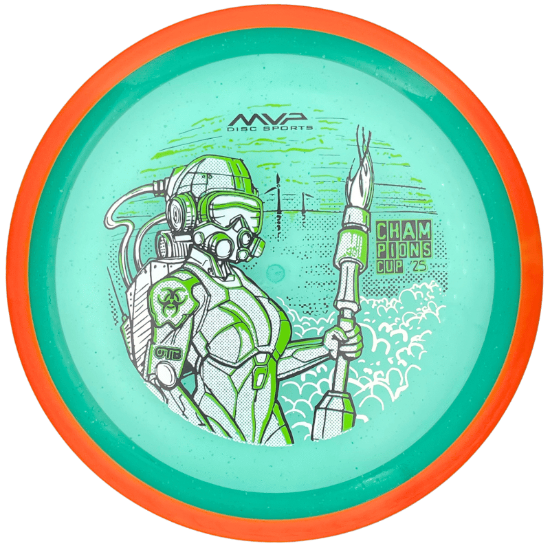 Particle Glow Proton Virus turkoosi-oranssi 169