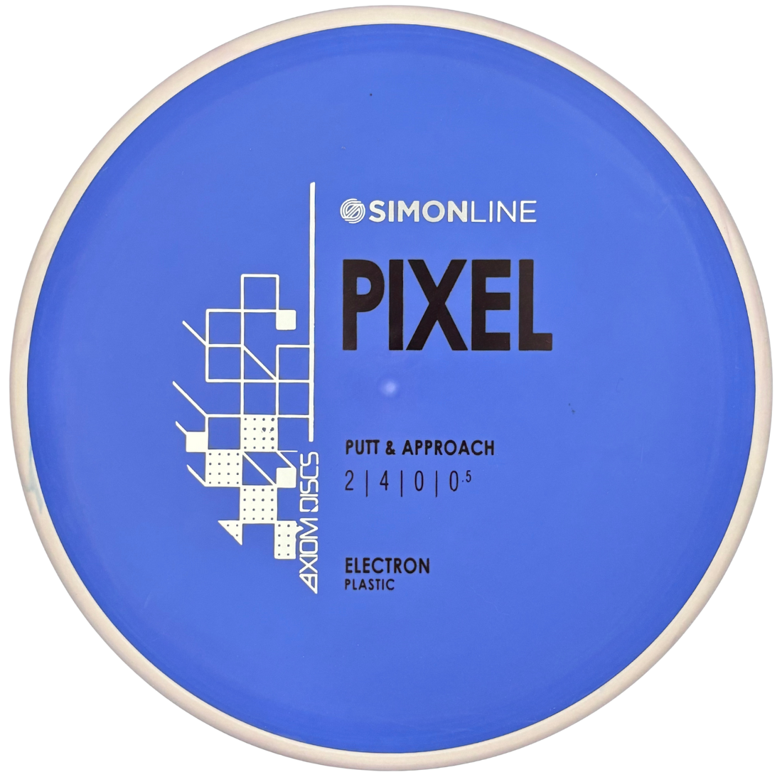 Electron medium Pixel sininen-valkoinen 174