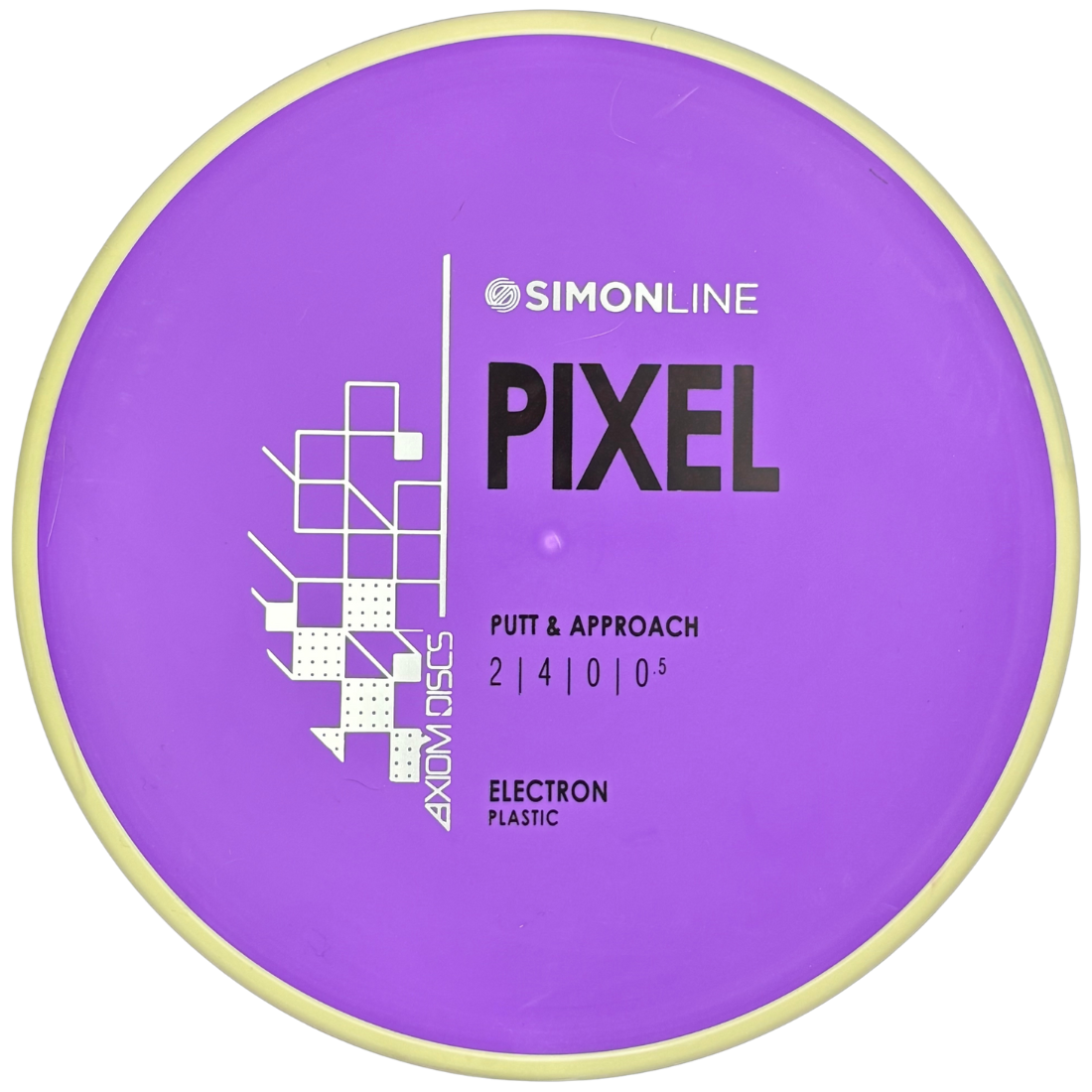 Electron medium Pixel violetti-keltainen 175