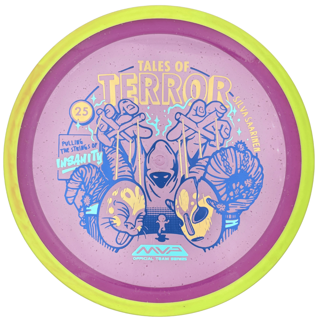 Particle Glow Proton Silva Saarinen - violetti-keltainen